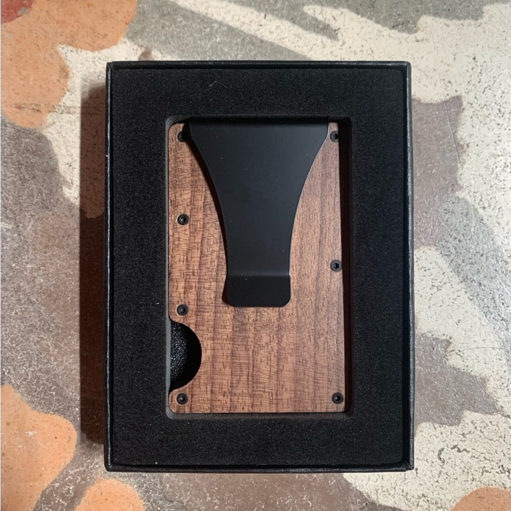 Wood RFID Men's Wallet